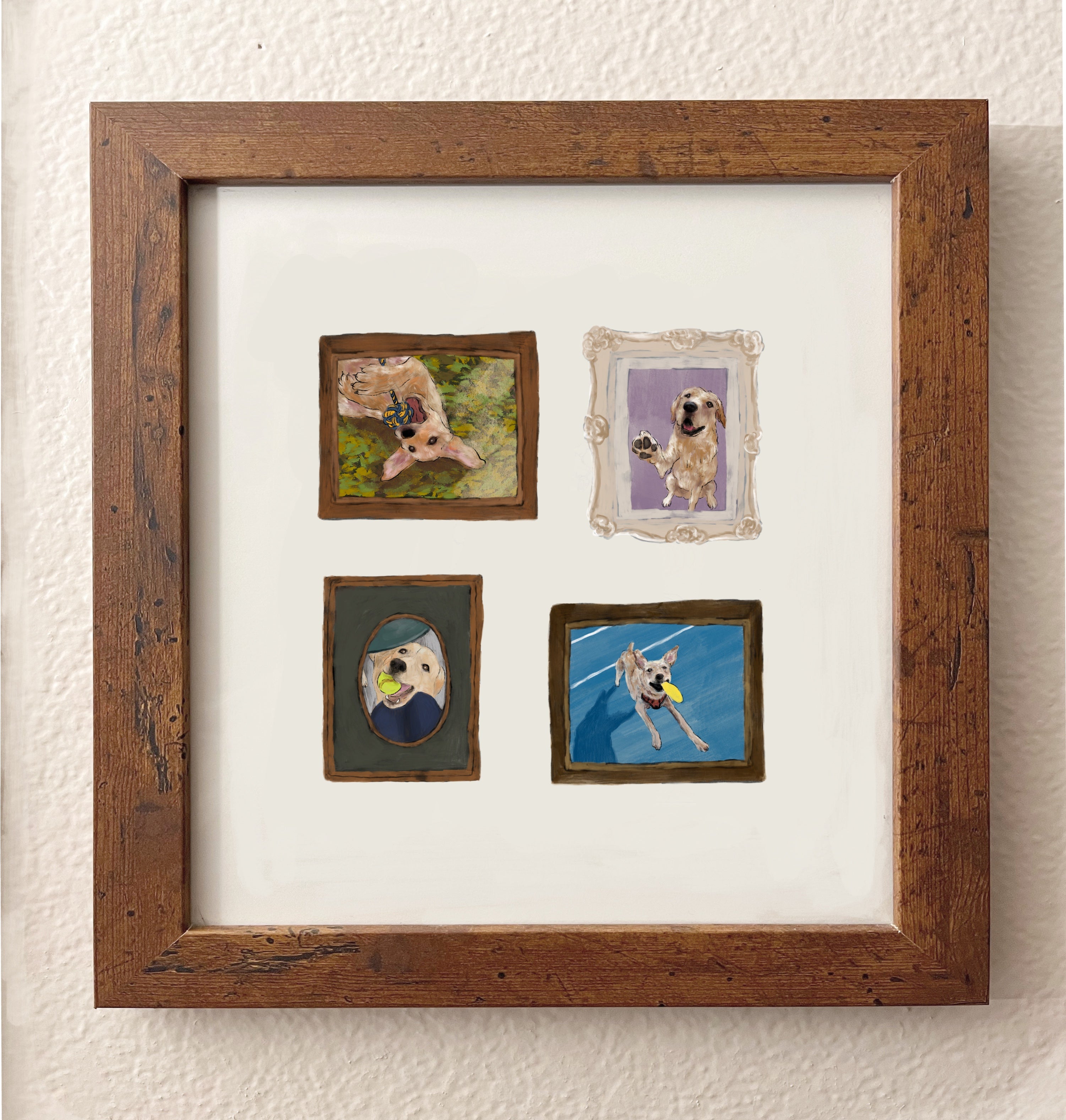 Custom art gift with "little frames" | BASIC