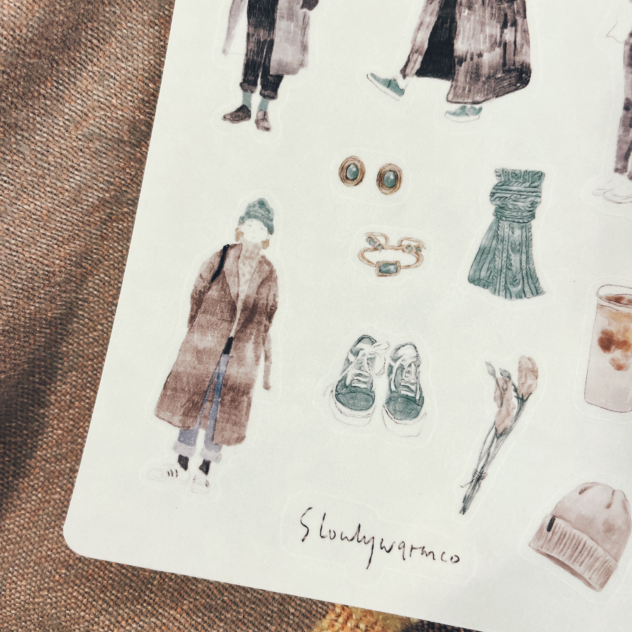 sticker sheet | walk the streets | ootd | collect beautiful moments