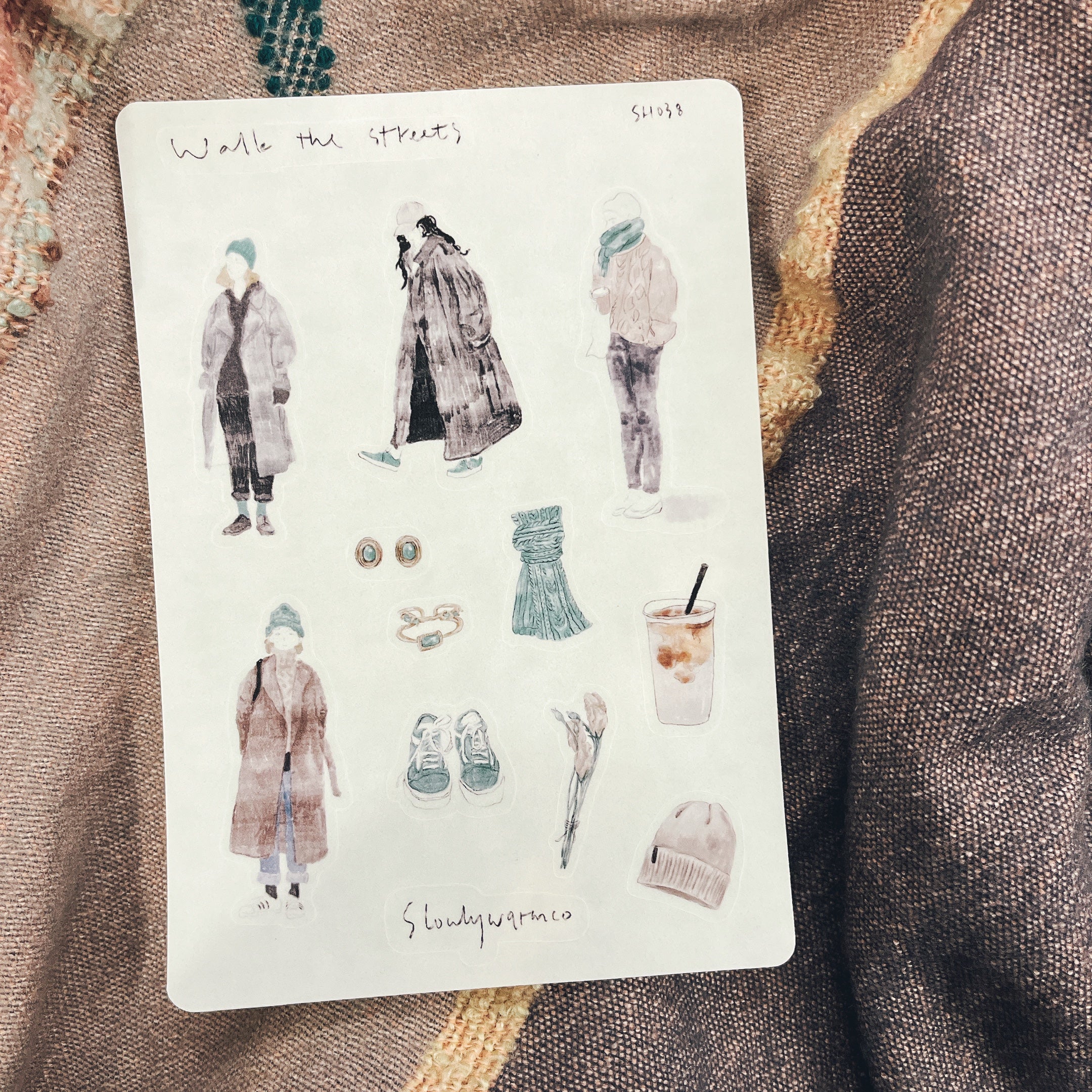 sticker sheet | walk the streets | ootd | collect beautiful moments