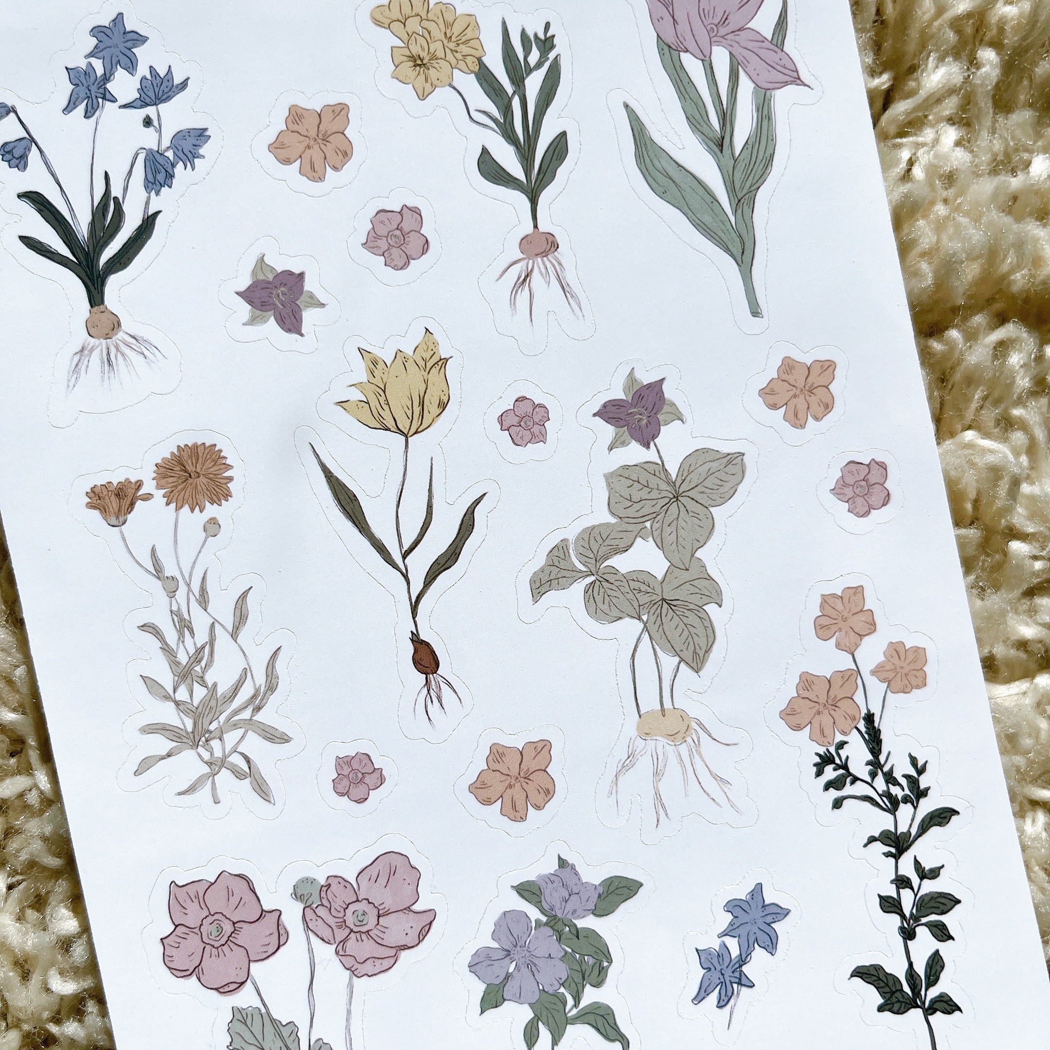 sticker sheet | wildflowers #2 |