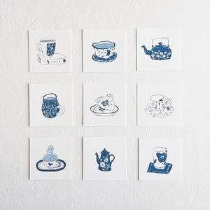 tea lover art prints, tea cups, best tea lover gifts idea, gift for tea person